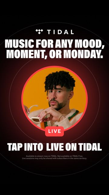 Dziel się muzyką ze znajomymi w czasie rzeczywistym. Tidal wprowadza nową funkcję Live