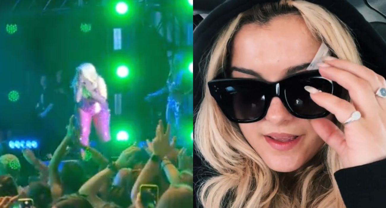 Popularna piosenkarka oberwała w twarz telefonem podczas koncertu [wideo]