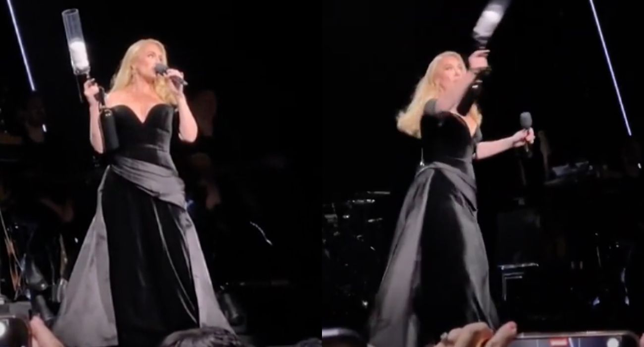 „Tylko spróbujcie!”. Adele grozi pistoletem ludziom, którzy rzucają w artystów przedmiotami