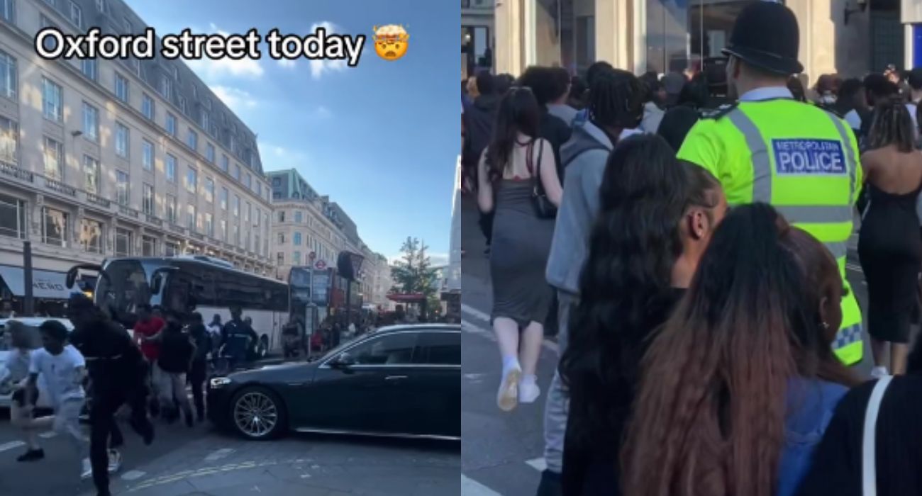 W socjalach zorganizowano... napad na Oxford Street. Pojawiły się tłumy [WIDEO]