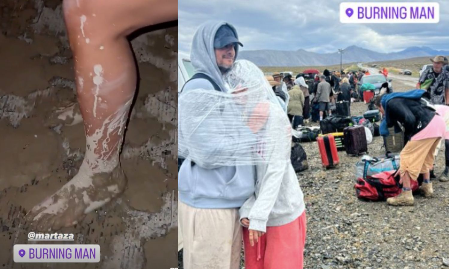 Burning Man tonie – 70 tysięcy ludzi uwięzionych na pustyni w błocie