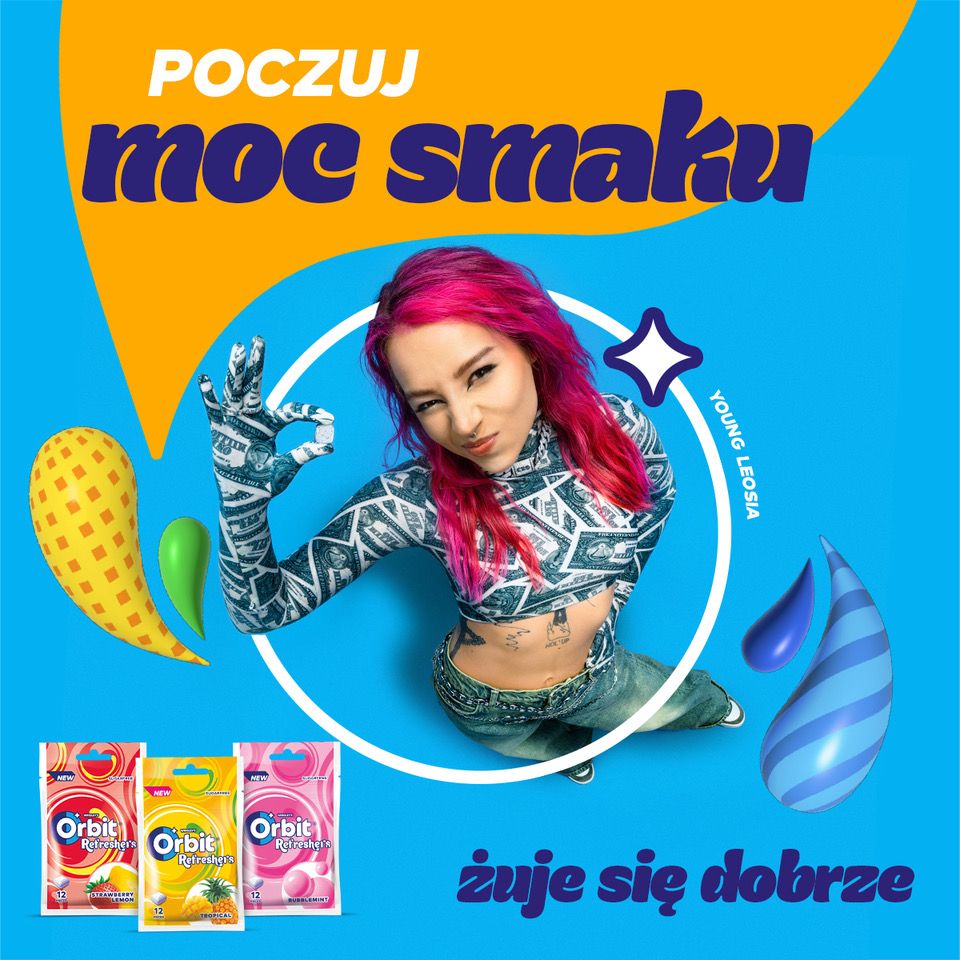Weź udział w muzycznej loterii Orbit® Refreshers i zaszalej na koncercie Young Leosi!