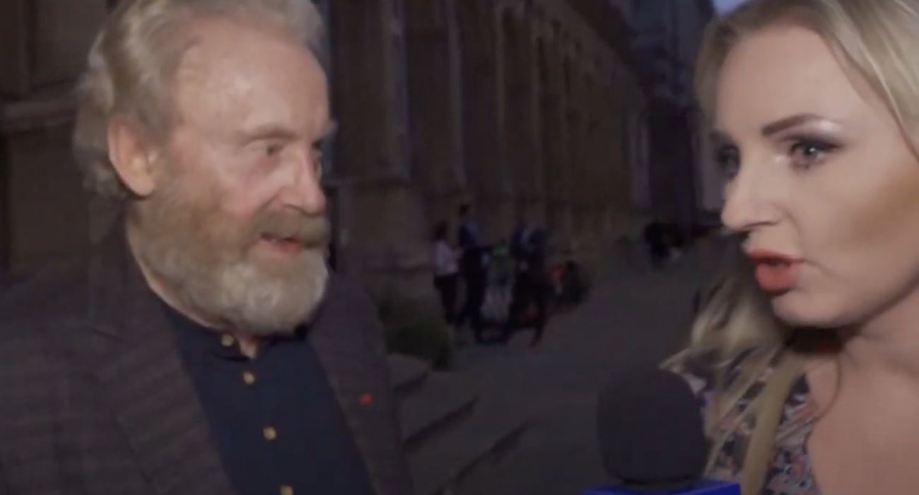 Żona Olbrychskiego przerywa jego wywiad w TV Republika. „Szkodliwa telewizja” [WIDEO]