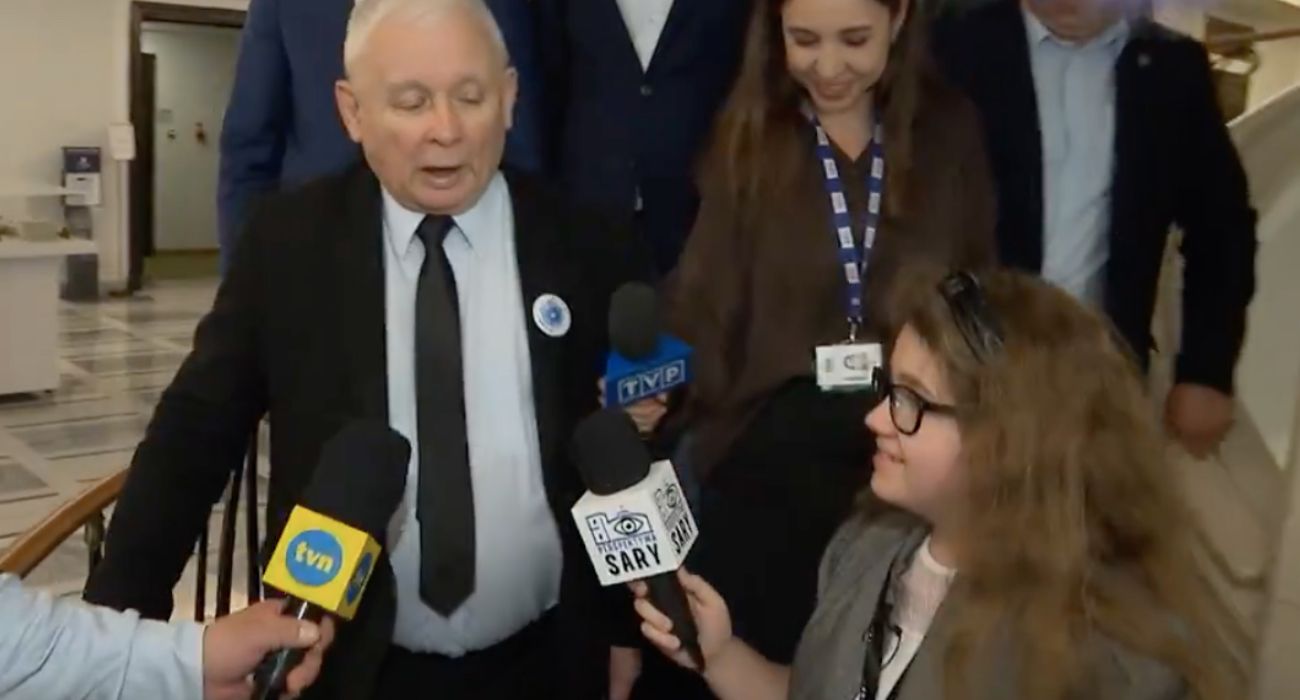 Kaczyński do 11-letniej dziennikarki: „Wolność słowa nie jest dla dzieci” [WIDEO]
