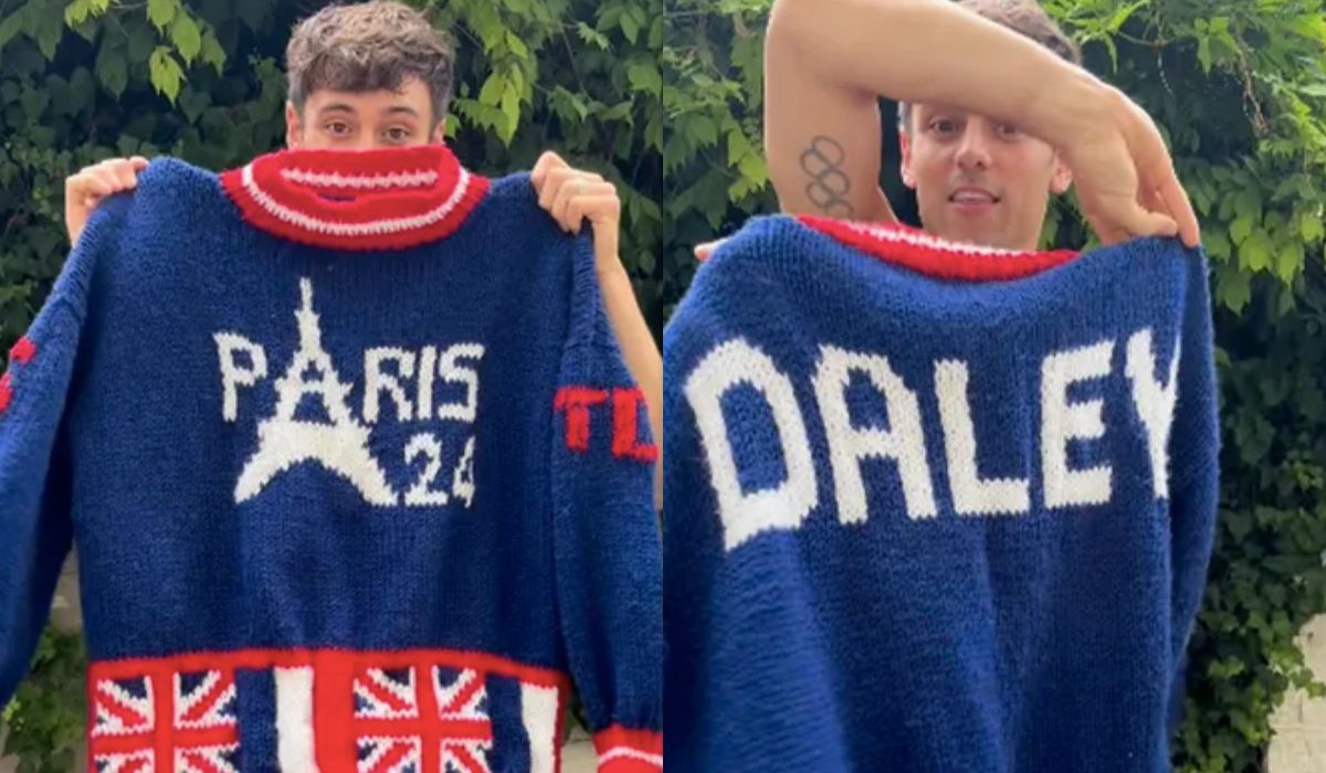 Zdobył na Igrzyskach srebro... i wydziergał sweter