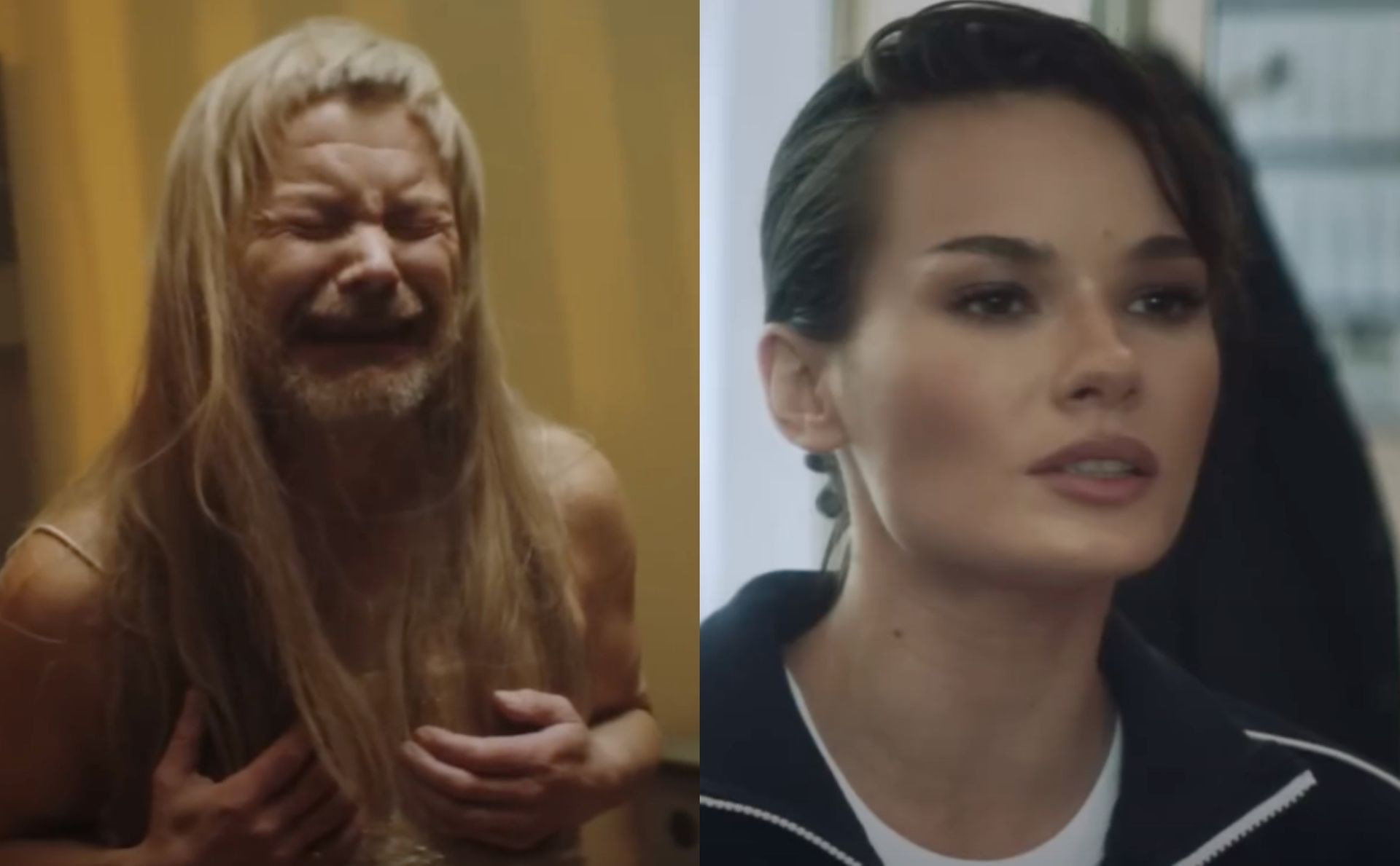 Jacek Braciak pozuje w sukience w poruszającym klipie Natalii Szroeder [WIDEO]