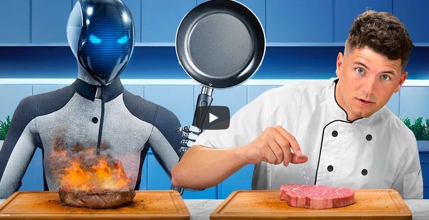 „Ostateczny Boss”, czyli człowiek vs. humanoidalny robot. Kto przygotował lepszy stek?