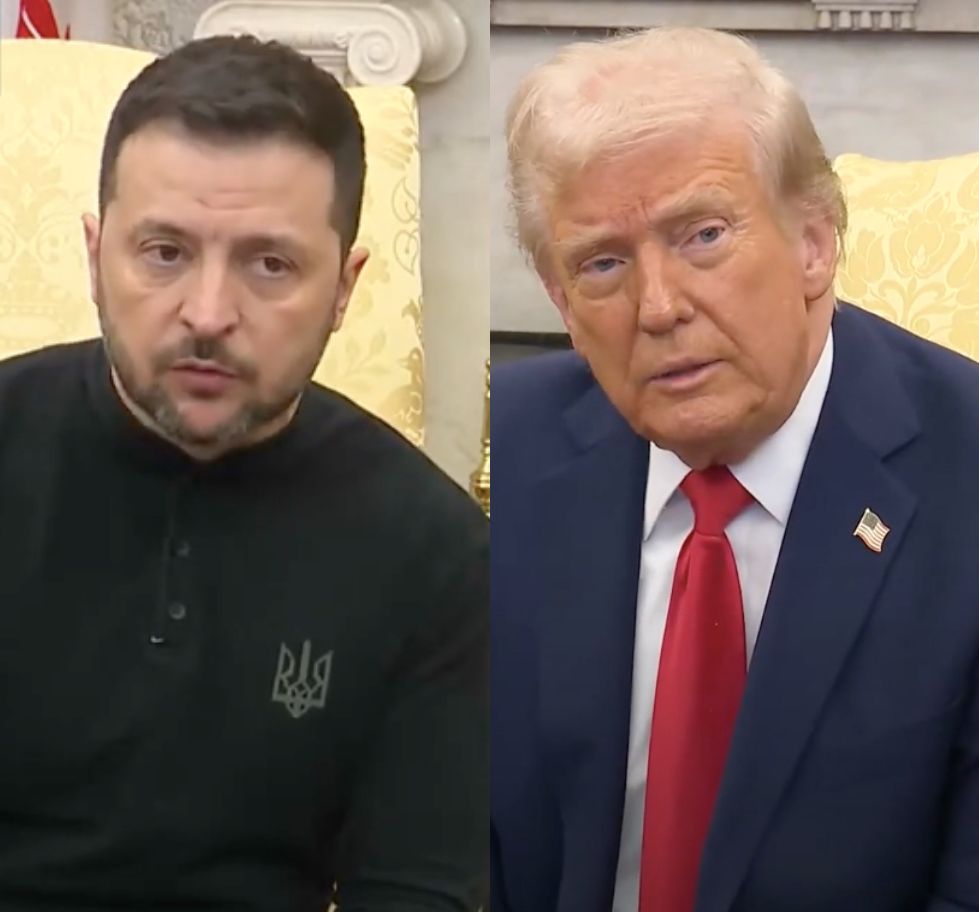 Viralowa grafika Matyldy Damięckiej. To podsumowanie rozmowy Trumpa i Zełenskiego