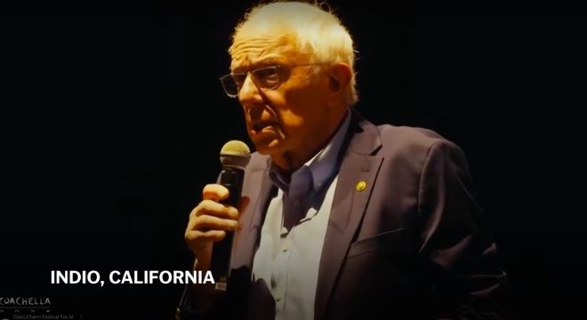 Bernie Sanders, Coachella i mocne słowa, które poruszyły tłum [WIDEO]