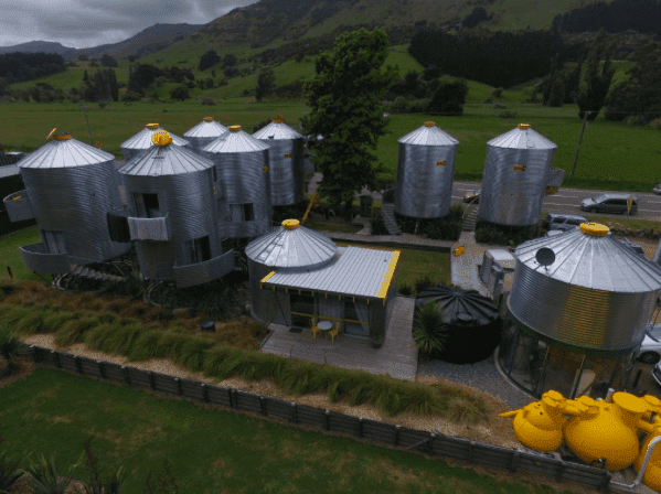 Silo Stay (Little, River, Nowa Zelandia)