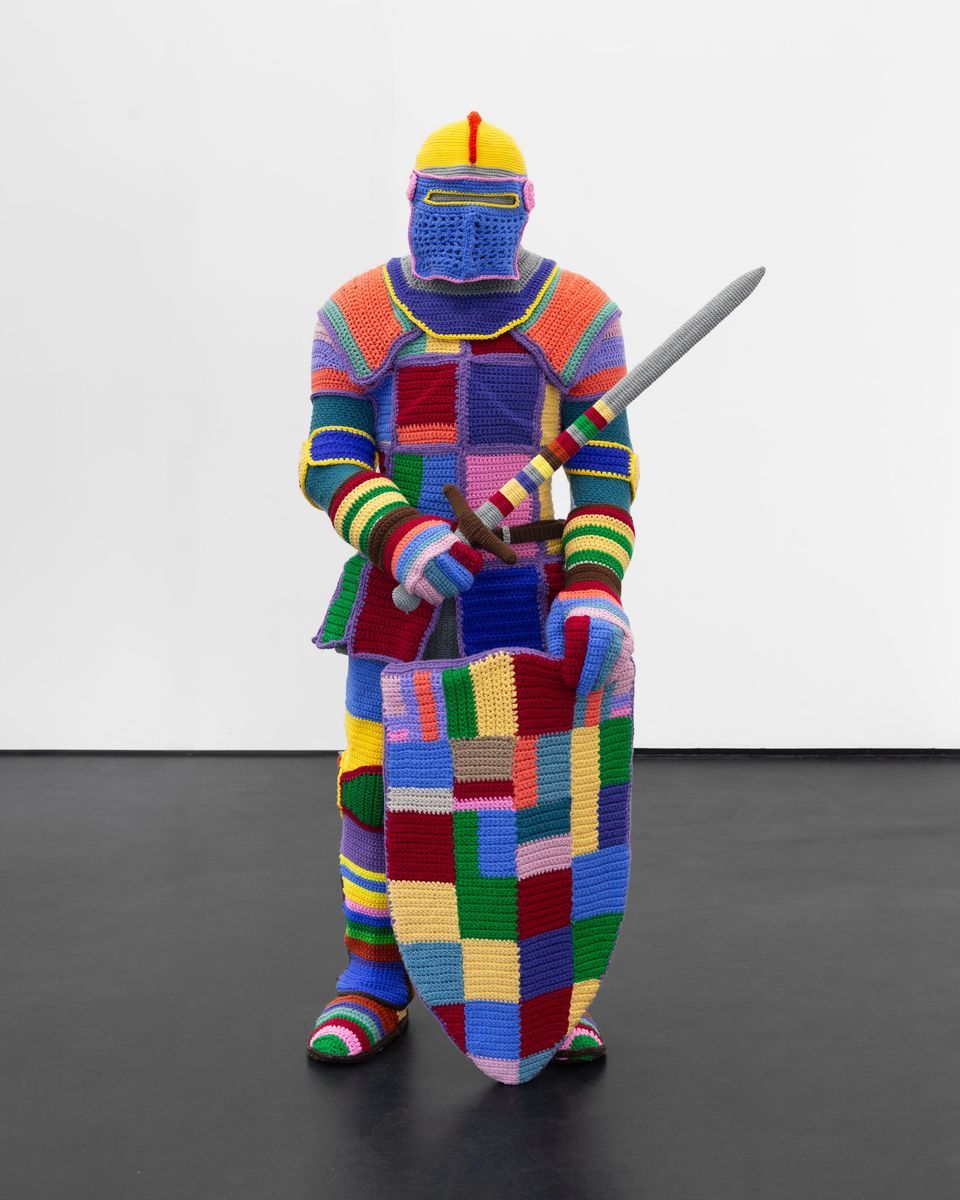 Daniel Rycharski, „Wilcze Doły”, 2026, Gunia Nowik Gallery, Warszawa, widok wystawy; fot. Katarzyna Legendź. Dzięki uprzejmości artysty i Gunia Nowik Gallery