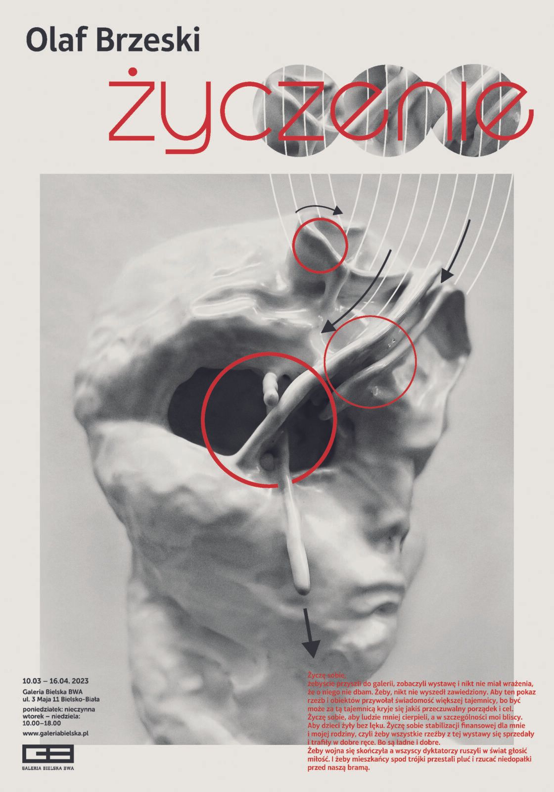 Olaf Brzeski, Życzenie, Galeria Bielska BWA, 10 marca – 16 kwietnia 2023