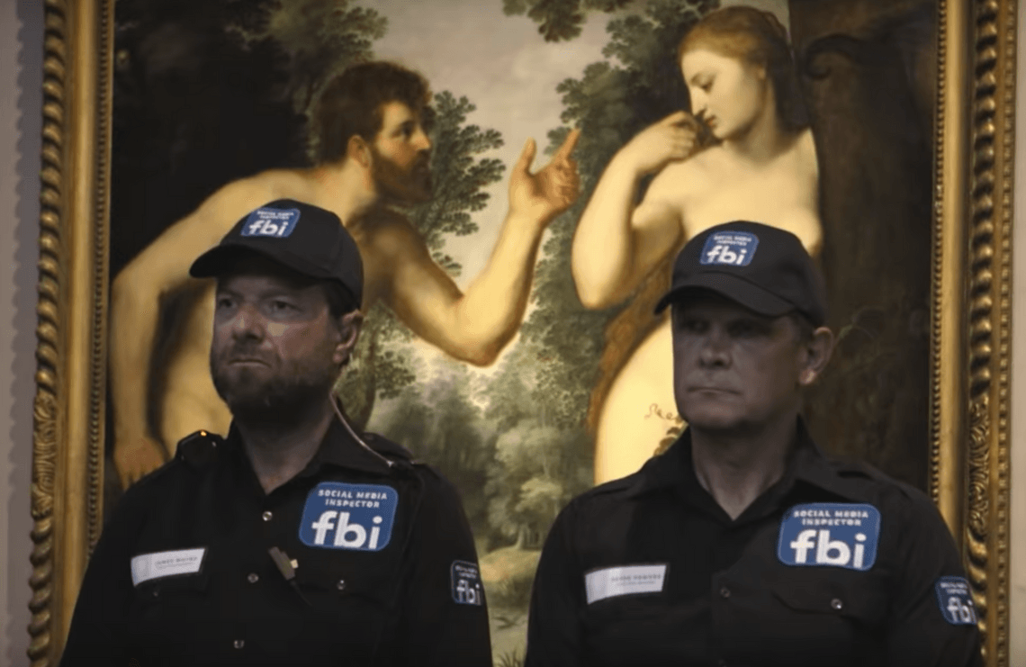 Prowokacyjne wideo z muzeum. Obnaża absurdy cenzury na Facebooku