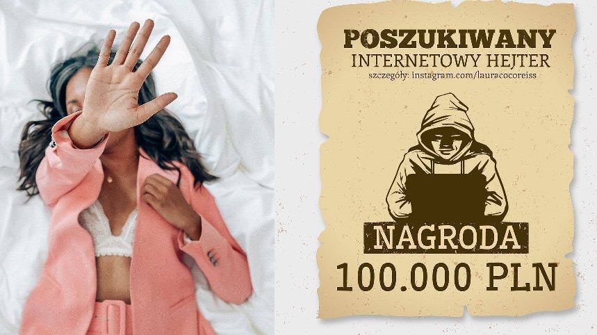 Polska instagramerka wyznaczyła 100 tys. zł nagrody za złapanie hejtera. To wyraz bezradności w obliczu nienawistnych słów