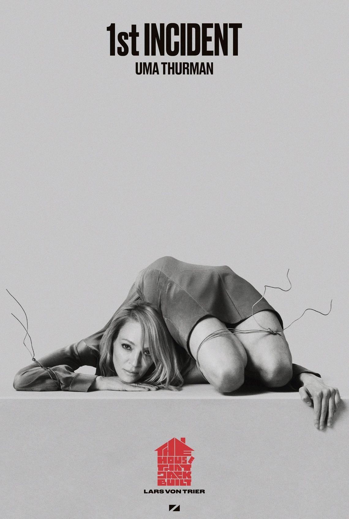 Szokujące plakaty filmu z piekła rodem. Uma Thurman i Lars von Trier z powyłamywanymi nogami