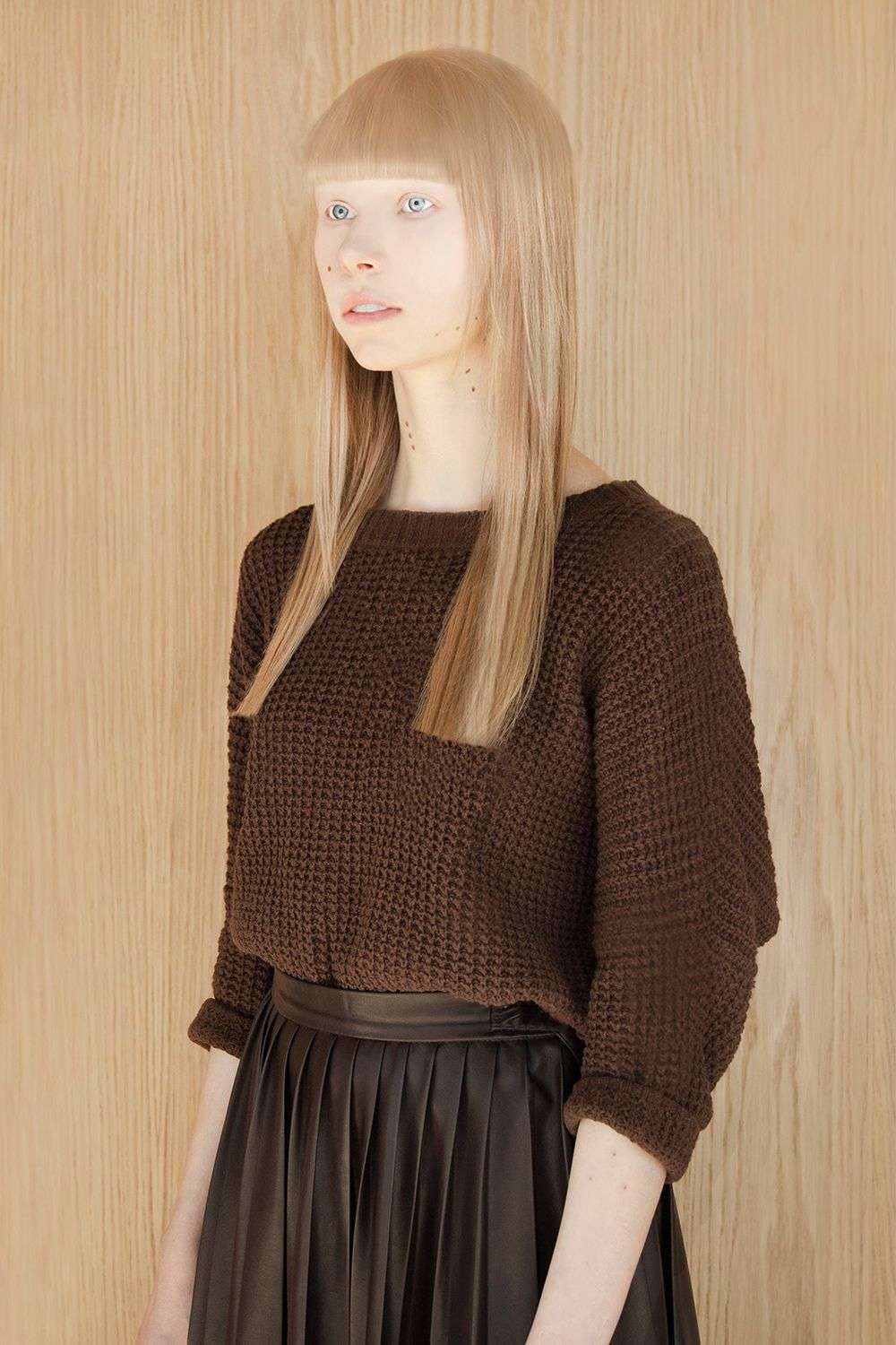 Negatyw serii zdjęć legendarnej fotografki Cindy Sherman w projekcie polskiej artystki Antoniny Konopelskiej