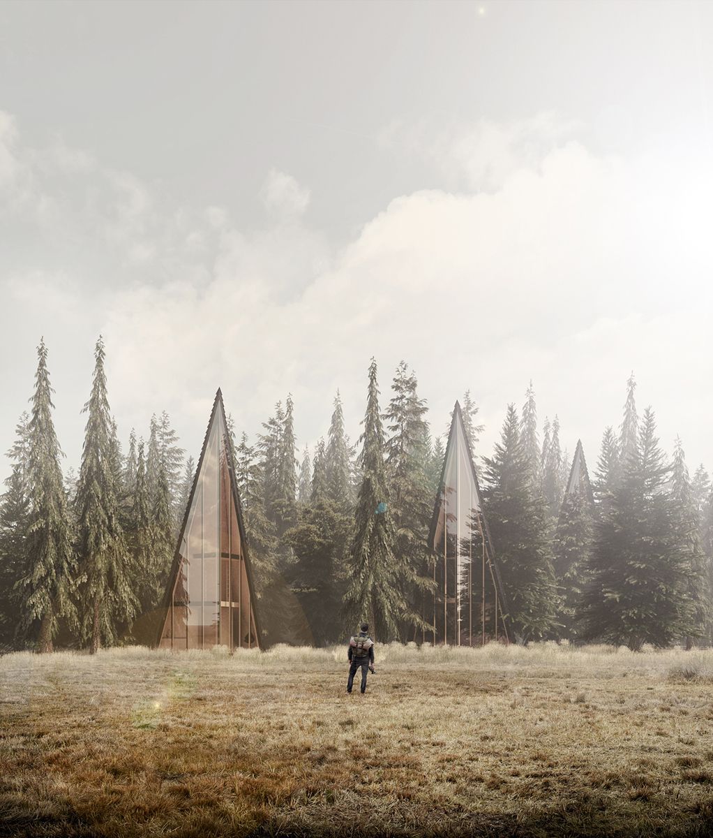 Jakub Lazarowicz stworzył niesamowity projekt ośrodka agroturystycznego w Bieszczadach