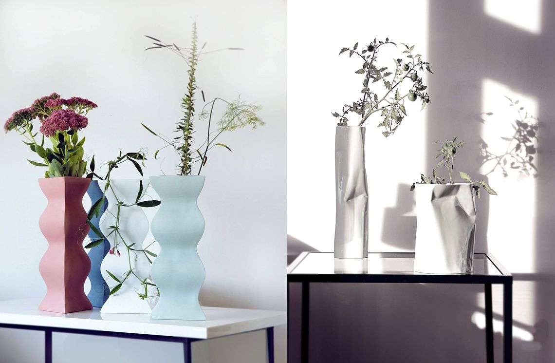 Pogięte, pogniecione, wykręcone... Porcelanowe wazony z Ćmielowa zachwycają dizajnem