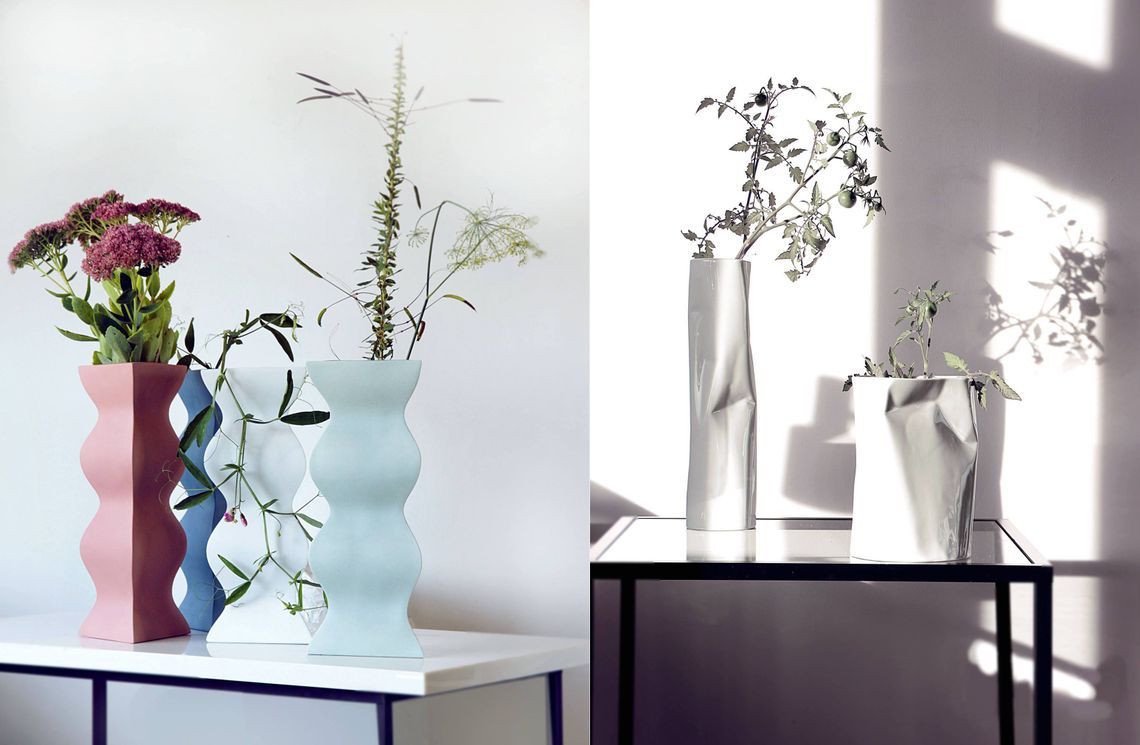 Pogięte, pogniecione, wykręcone... Porcelanowe wazony z Ćmielowa zachwycają dizajnem