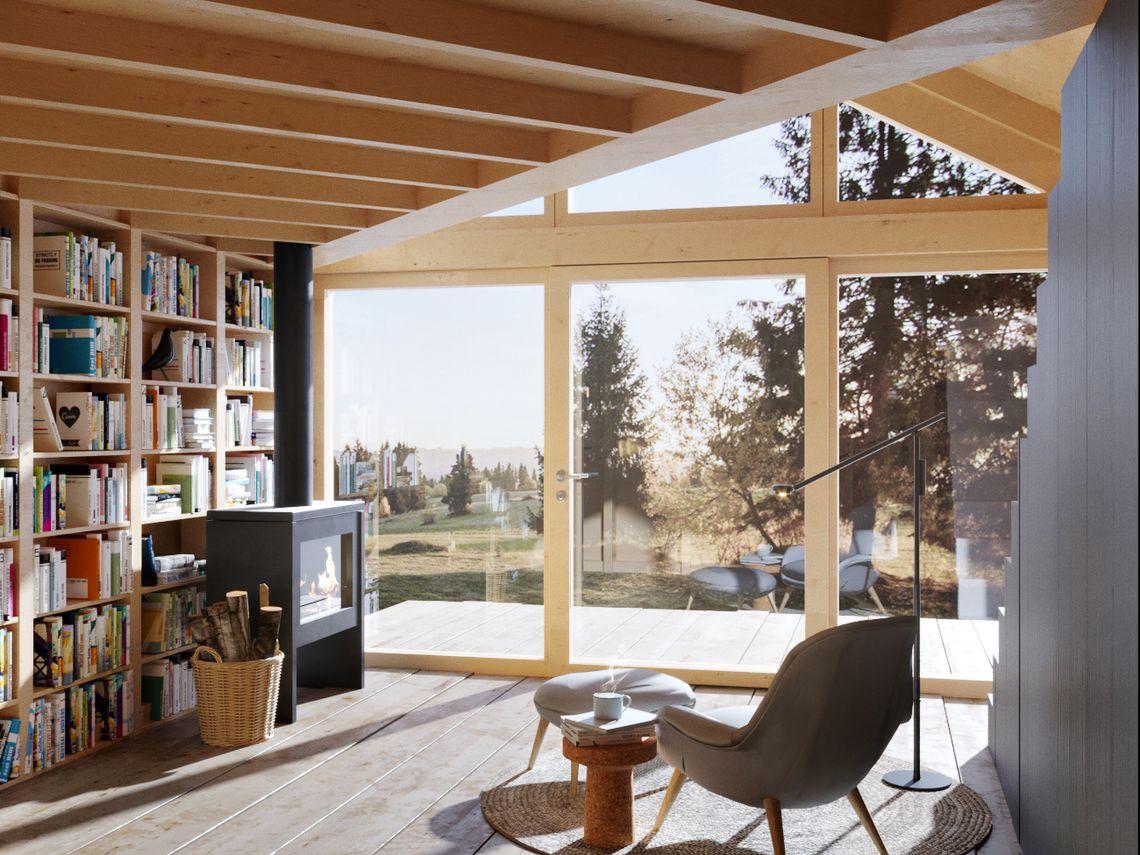 Polski dizajn najwyższej próby pośród bezkresnego pola. Ten domek zachwyci każdego estetę, szukającego ciszy i spokoju