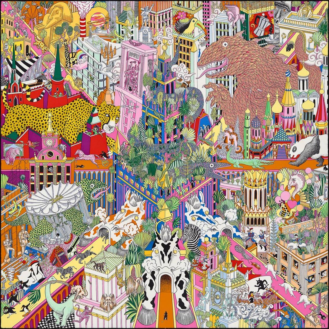 Fantasmagoryczna Warszawa w projekcie Jana Bajtlika dla domu mody Hermès Paris