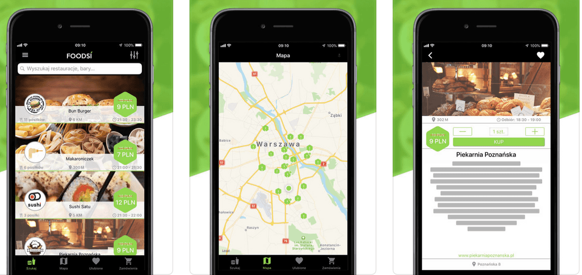 Polacy stworzyli apkę, dzięki której można kupić jedzenie, które miało być wyrzucone przez restauracje