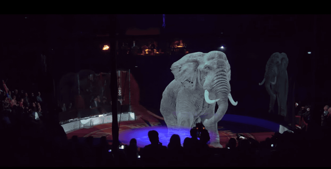 Niemiecki cyrk zastąpił żywe zwierzęta hologramami