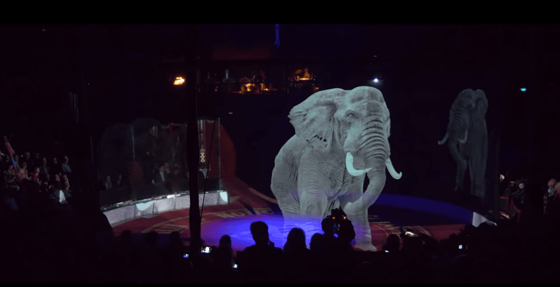 Niemiecki cyrk zastąpił żywe zwierzęta hologramami