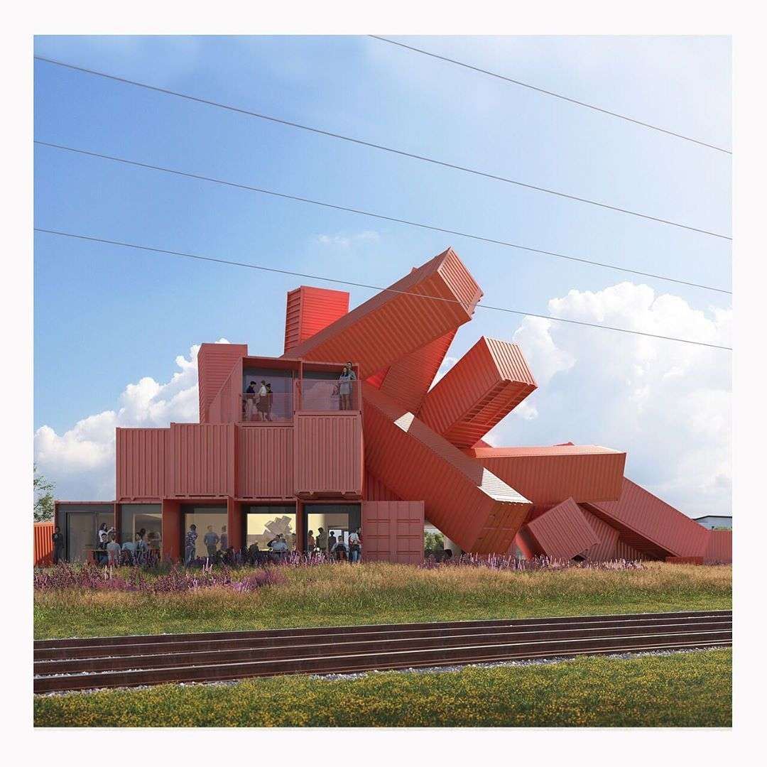 Z kontenerów może powstać niezwykła architektura. Ten projekt to udowadnia