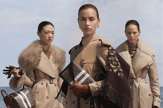 Podwójna kampania Burberry Tempest z Iriną Shayk i Gigi Hadid