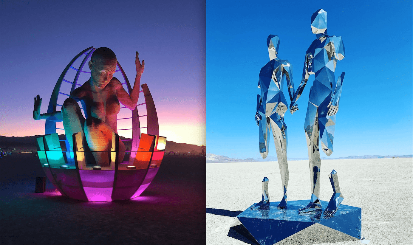 Najpiękniejsze instalacje artystyczne z festiwalu Burning Man 2019