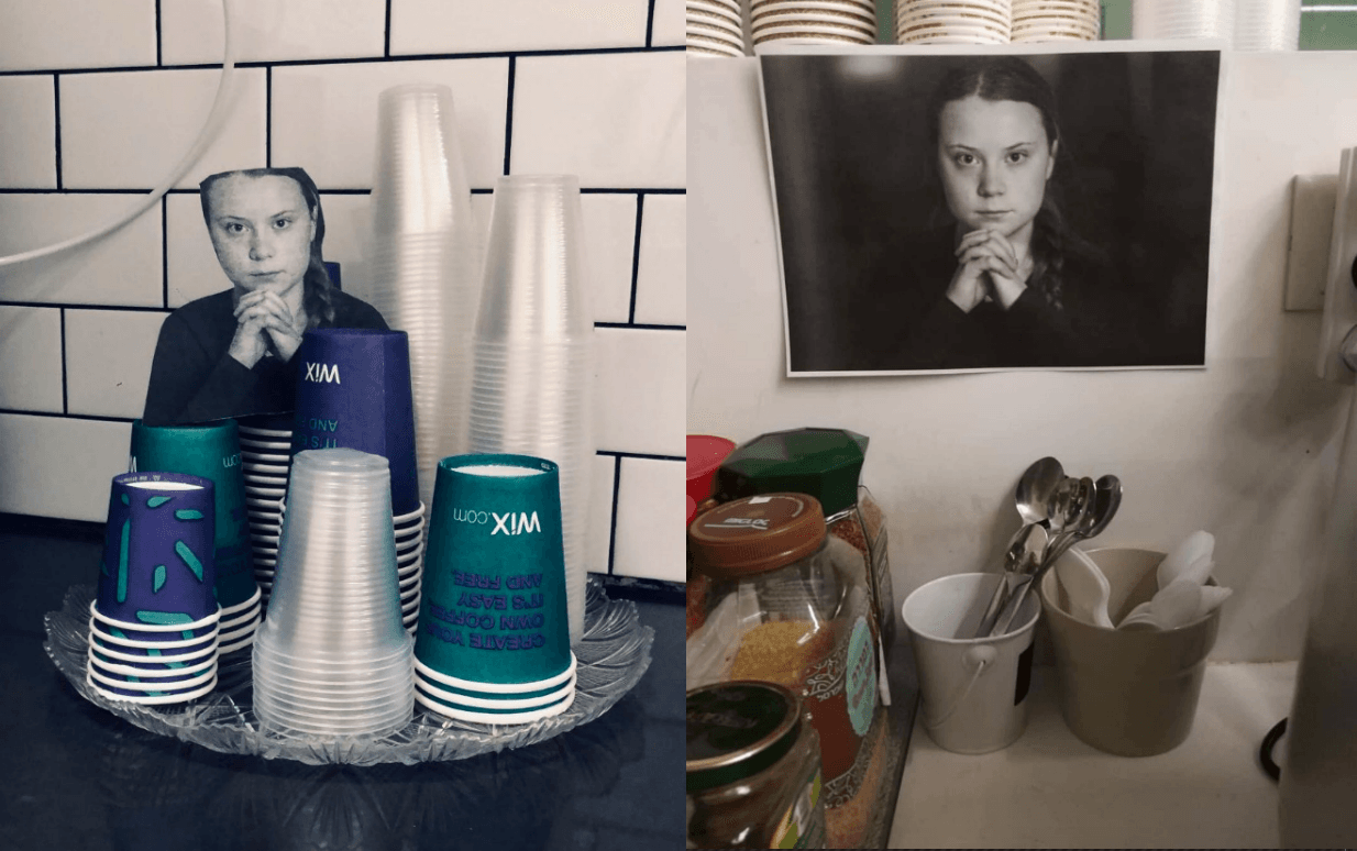 W biurach rozprzestrzenia się #GretaThunbergChallenge. Używasz plastiku? "How dare you?!"
