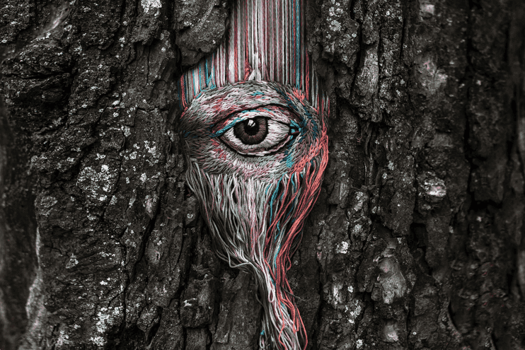 Diana Yevtukh – ukraińska artystka, która naprawia pęknięte drzewa haftami