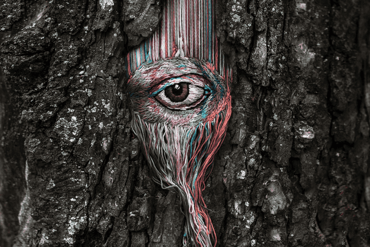 Diana Yevtukh – ukraińska artystka, która naprawia pęknięte drzewa haftami