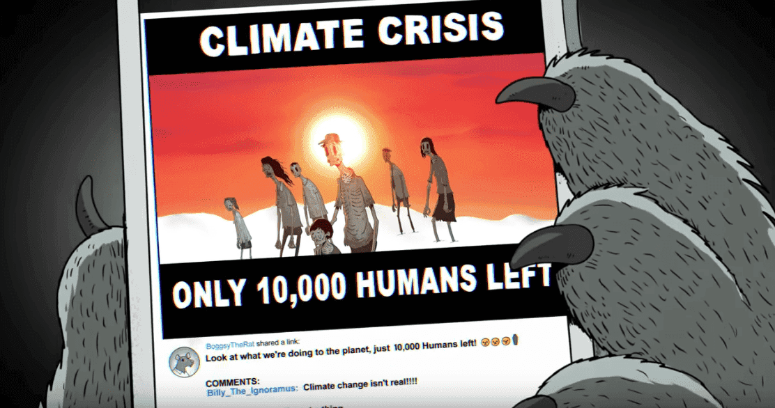 Ludzie jako niewolnicy zwierząt w orwellowskiej animacji brytyjskiego artysty