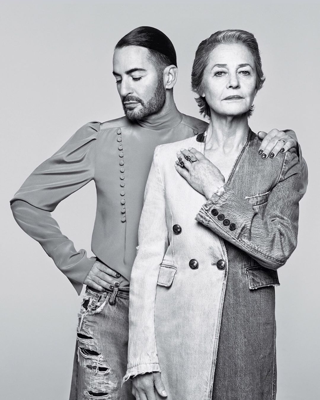 Marc Jacobs dostaje w twarz w nowej kampanii Givenchy 2020 z Charlotte Rampling