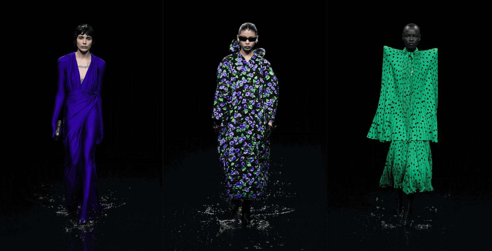 Demoniczni księża na zalanym wodą wybiegu Balenciagi. To mocny przekaz na temat zmian klimatu