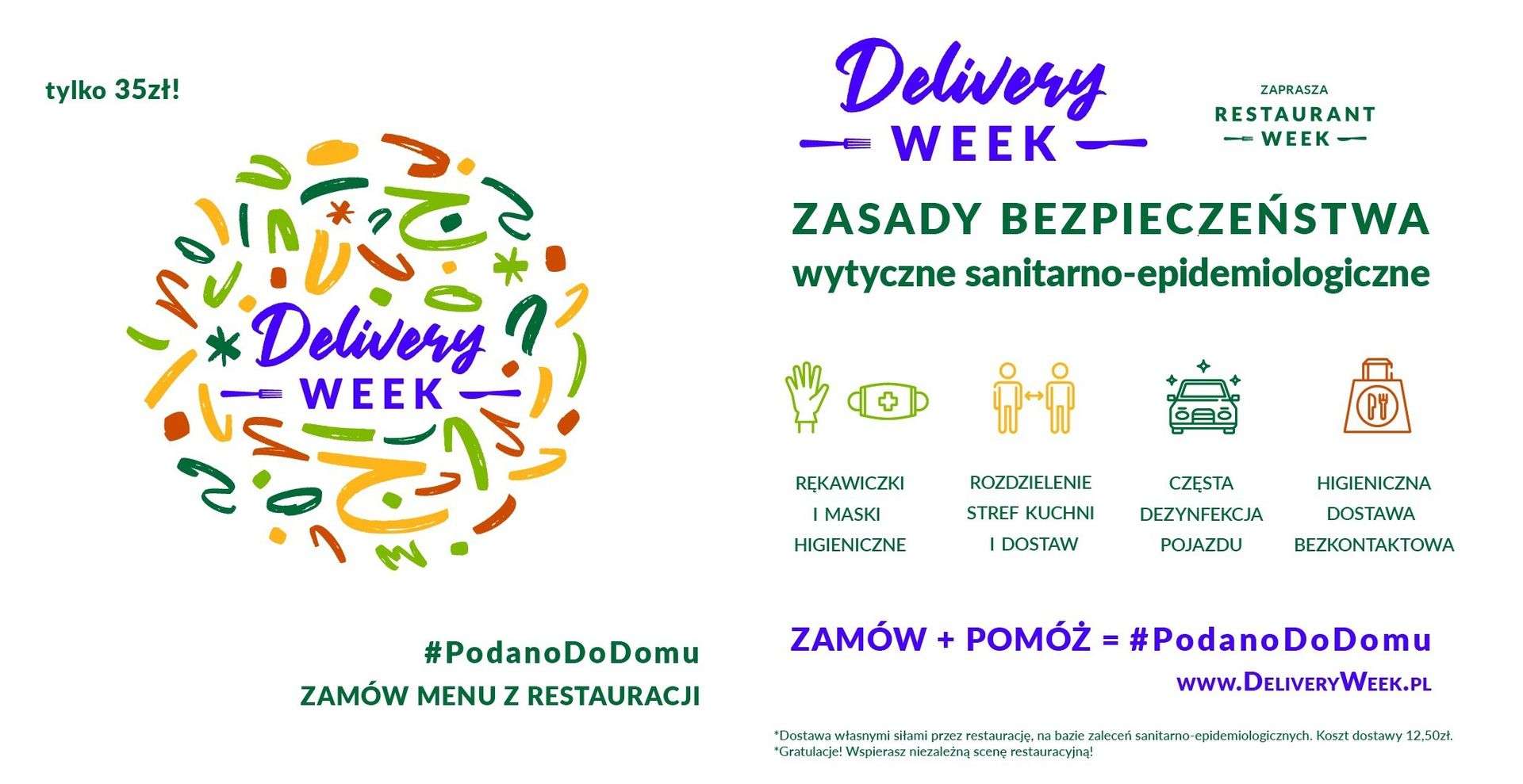 Podano do domu! Trwa Delivery Week - festiwal dostaw z restauracji. Zamów i pomóż