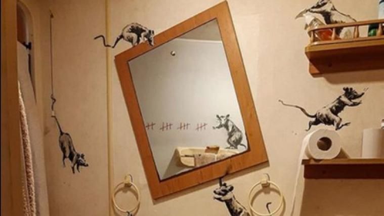 Banksy też pracuje na home office. Tak wygląda jego najnowsza praca
