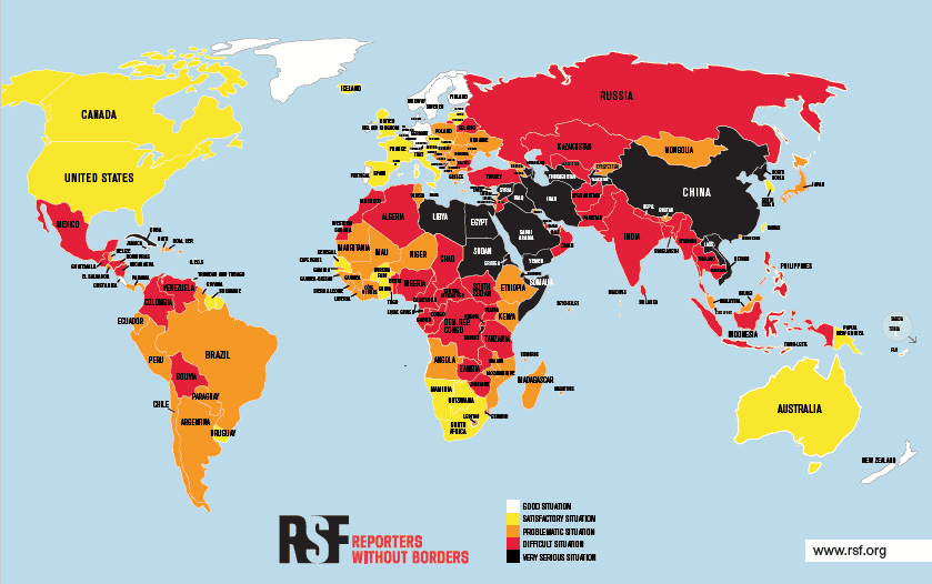 Polska dopiero na 62. miejscu w Światowym Indeksie Wolności Prasy 2020