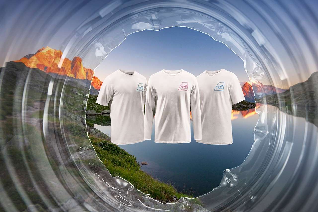 The North Face stworzyło koszulki z plastikowych butelek znalezionych w Alpach