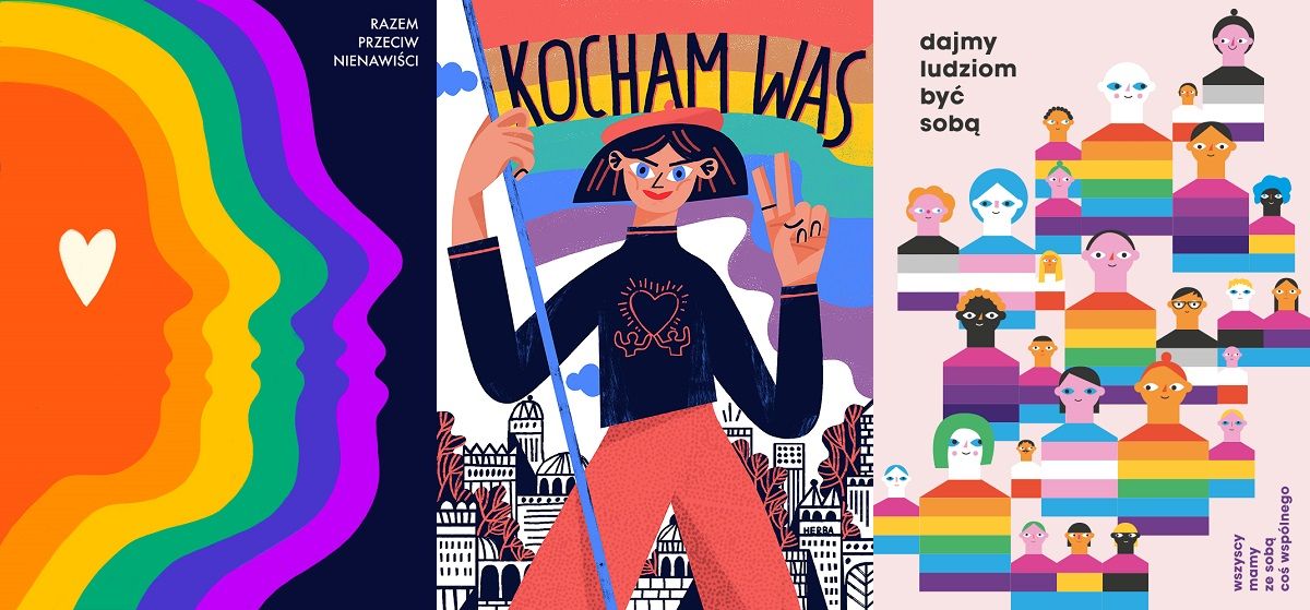 Polscy ilustratorzy bronią osób LGBT i dzielą się plakatami, z których każdy może skorzystać. Są świetne!