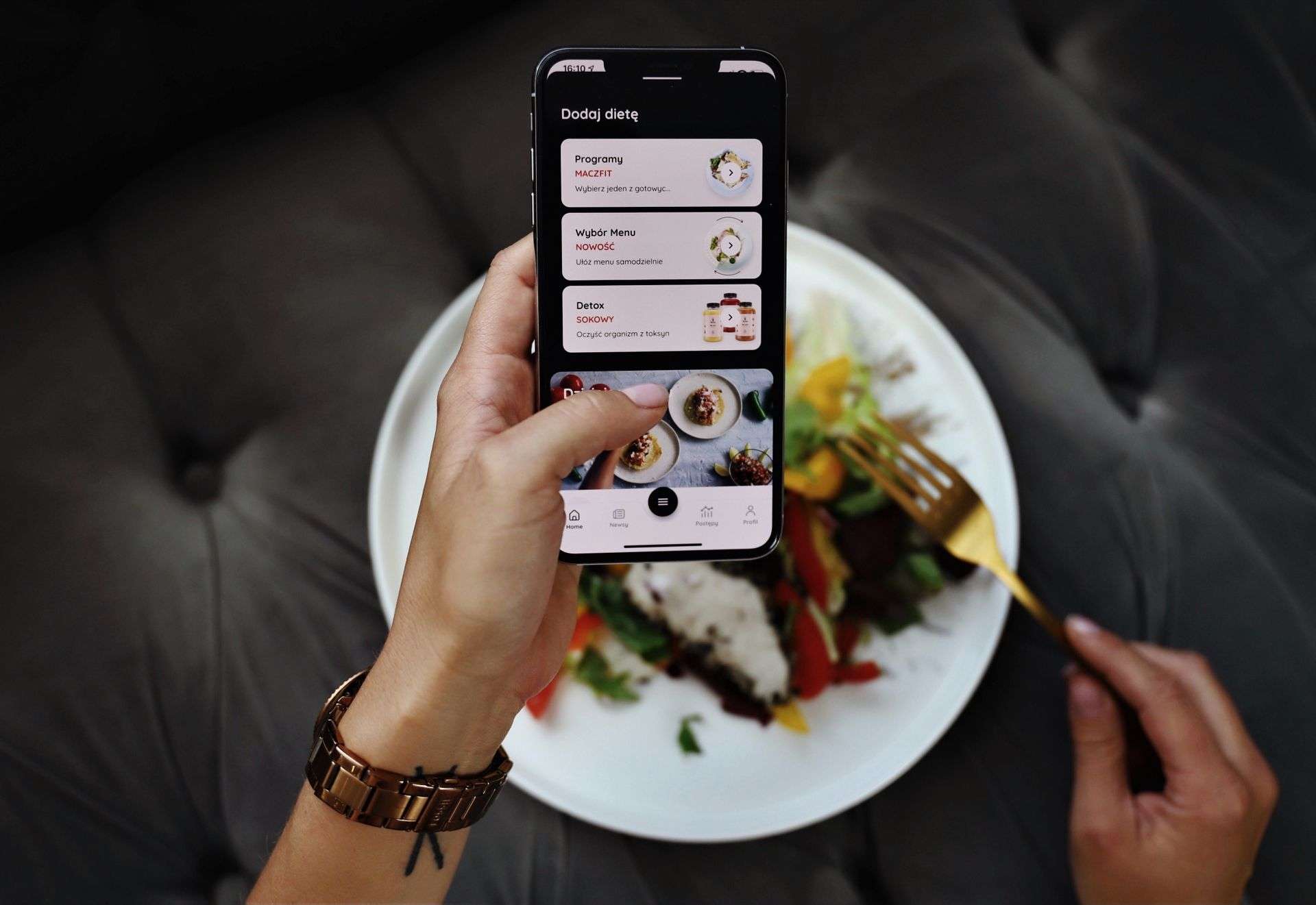 Takiego cateringu dietetycznego jeszcze nie było. Maczfit wystartował z aplikacją, której nie znajdziemy nigdzie indziej