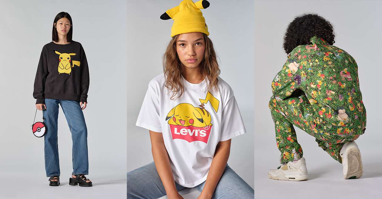 Levi's prezentuje kolorową kolekcję z okazji 25. urodzin Pokémonów