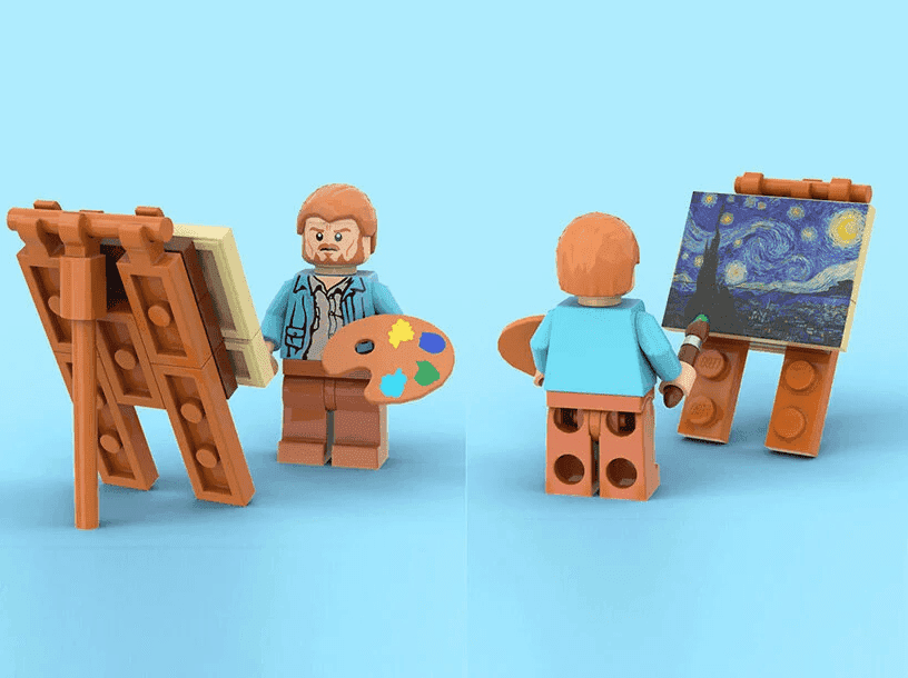 „Gwieździsta noc" z klocków LEGO. Piękna wersja dzieła Vincenta van Gogha