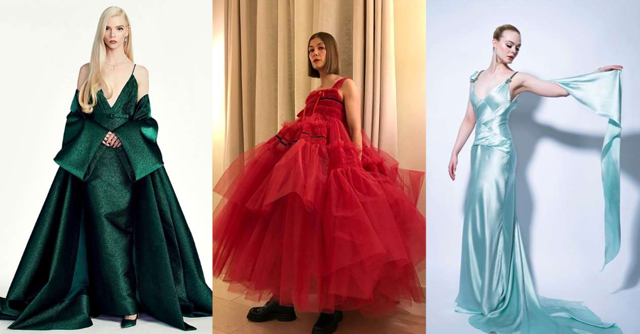 Czerwień i satyna: zobaczcie najlepsze kreacje na Złotych Globach 2021