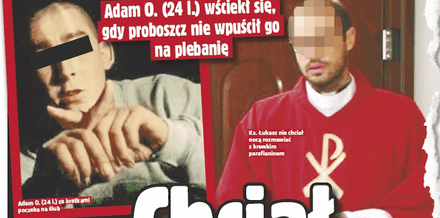 „Super Express" pomylił niedoszłego mordercę księdza z... Sokołem