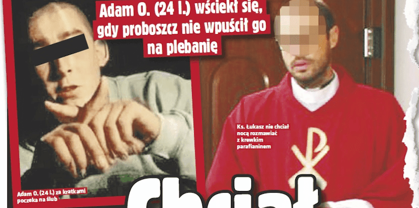 „Super Express" pomylił niedoszłego mordercę księdza z... Sokołem