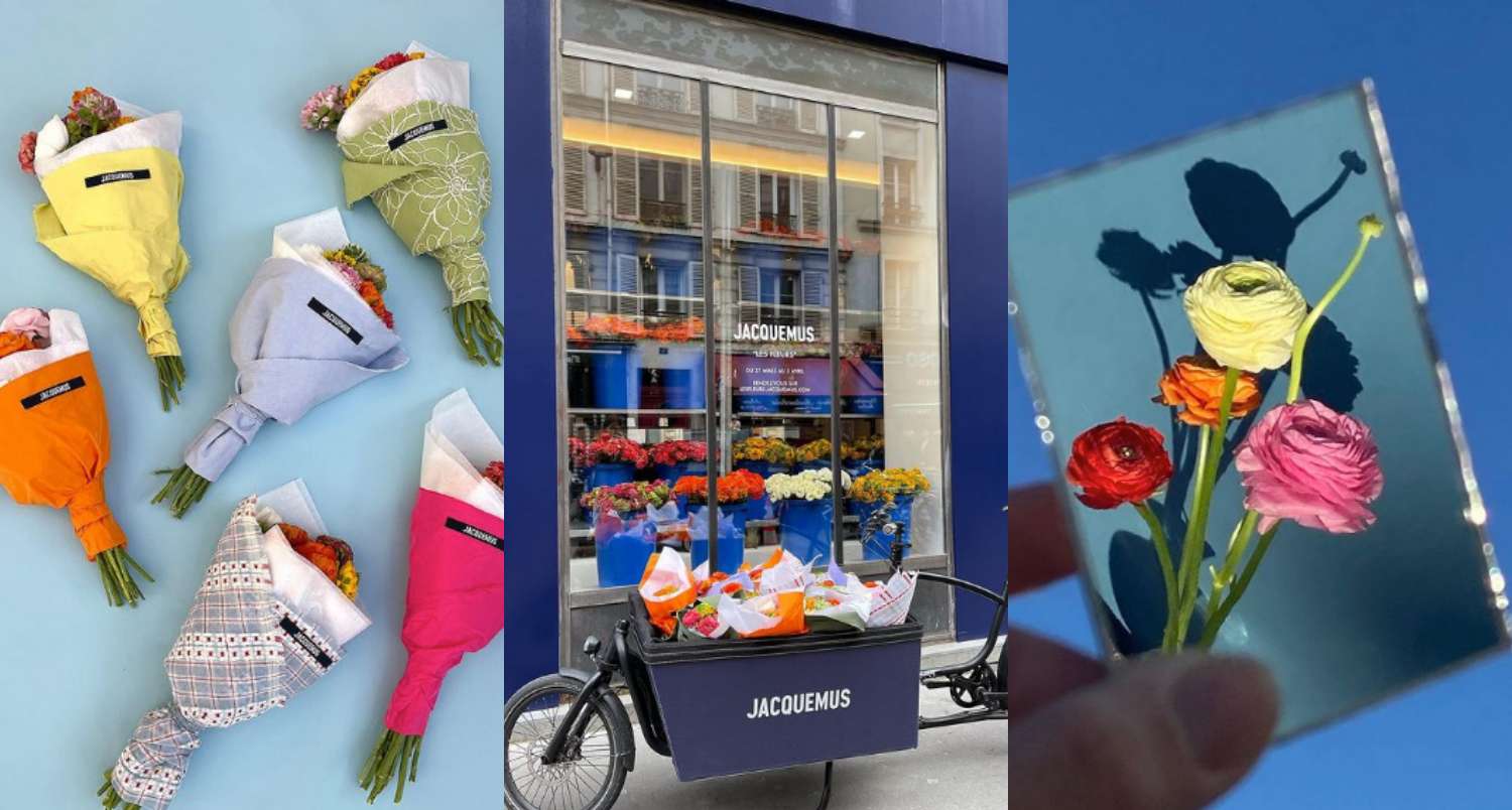 Jacquemus nie lubi się nudzić. Ostatnio na przykład otworzył własną kwiaciarnię