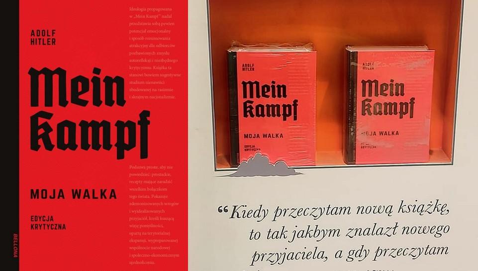 Krakowska księgarnia promowała czytelnictwo książką Hitlera „Mein Kampf'